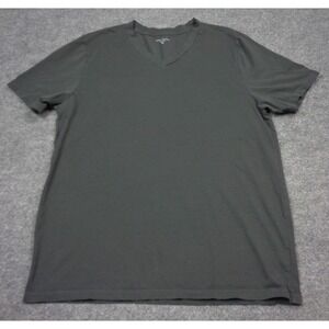 Mott & Bow T-Shirt Mens XL Gray Classic V-Neck Driggs Cotton Short Sleeve Tee